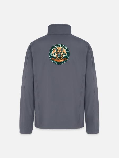 Alpine Guard Badge - Men’s Soft Shell Jacket - gray