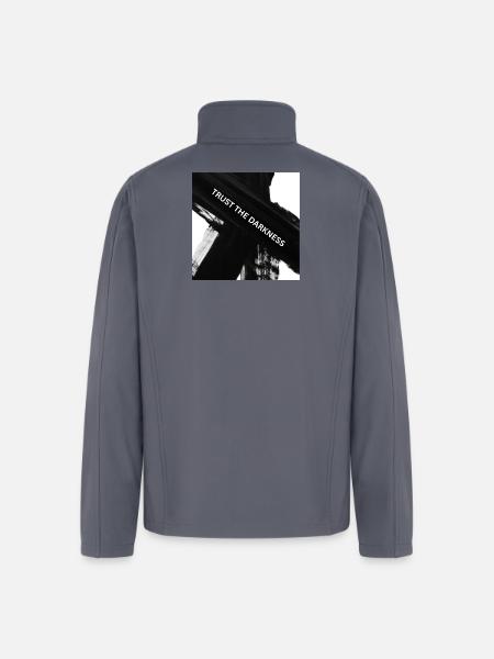 Trust the Darkness - Men’s Soft Shell Jacket - gray