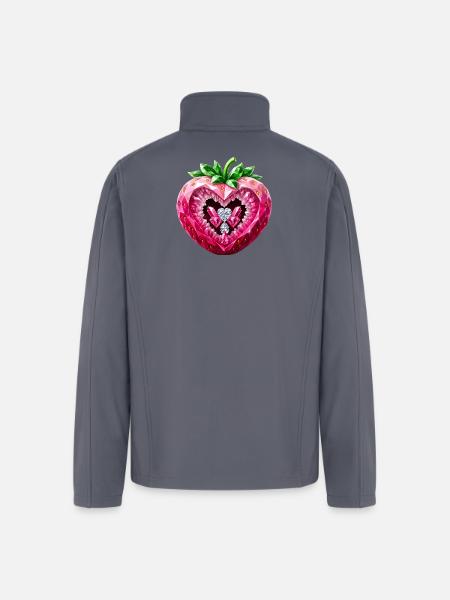 UNIQUELY DELICIOUS - Men’s Soft Shell Jacket - gray