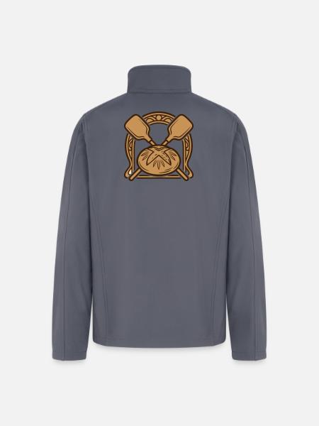 Bakers Peel Bread Crest - Men’s Soft Shell Jacket - gray