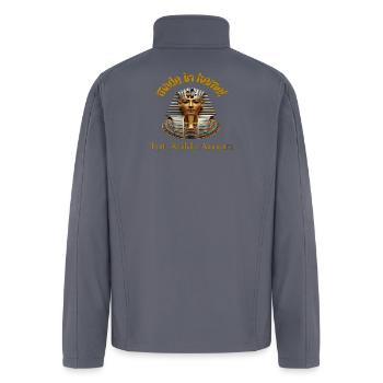 TIT ANKH AMUN  - Men’s Soft Shell Jacket - gray - Back