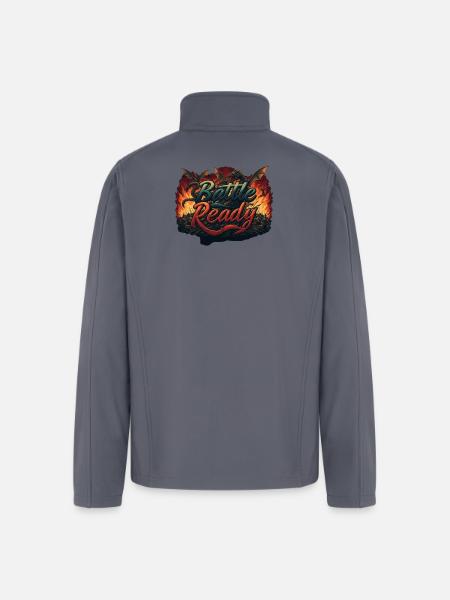 Battle Ready - Men’s Soft Shell Jacket - gray