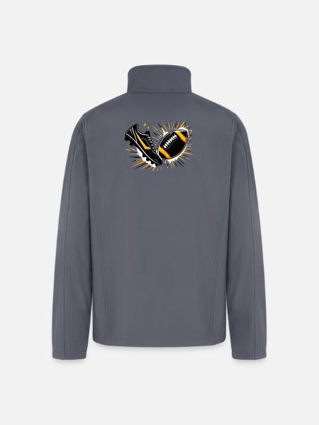 Sneaker Football Burst - Men’s Soft Shell Jacket - gray