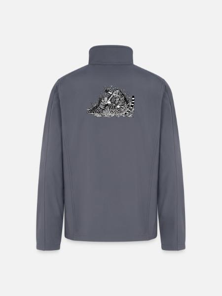 Fighting tigers - Men’s Soft Shell Jacket - gray