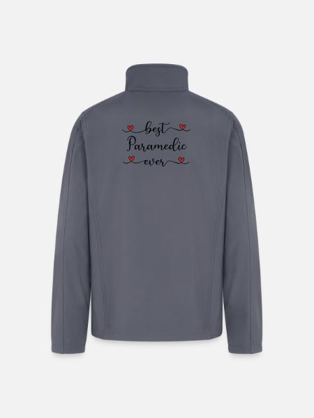 Best Paramedic ever - Men’s Soft Shell Jacket - gray