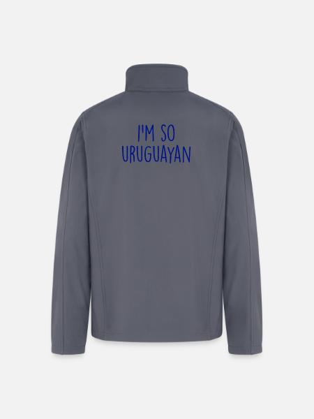 I'm so Uruguayan - Men’s Soft Shell Jacket - gray