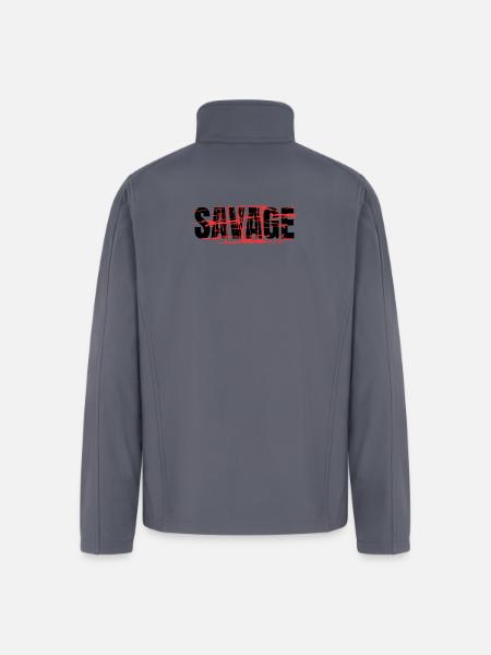 savage - Men’s Soft Shell Jacket - gray