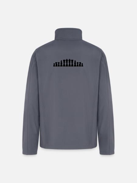 Chess - Men’s Soft Shell Jacket - gray