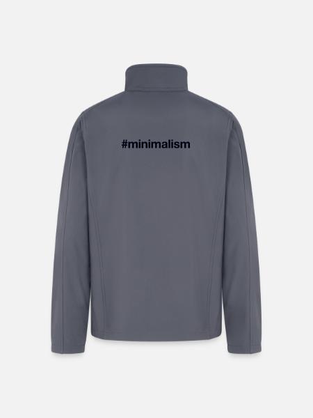 MINIMALISM - Men’s Soft Shell Jacket - gray