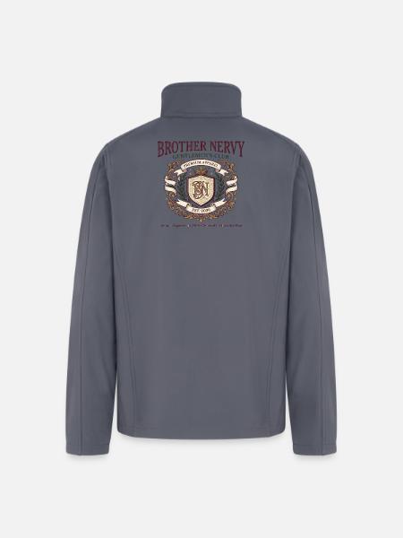 Brother Nervy Gentlemen's Club - Men’s Soft Shell Jacket - gray