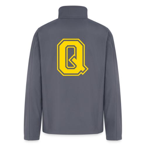 Letter Q – Capital Athletic Alphabet Monogram - Men’s Soft Shell Jacket