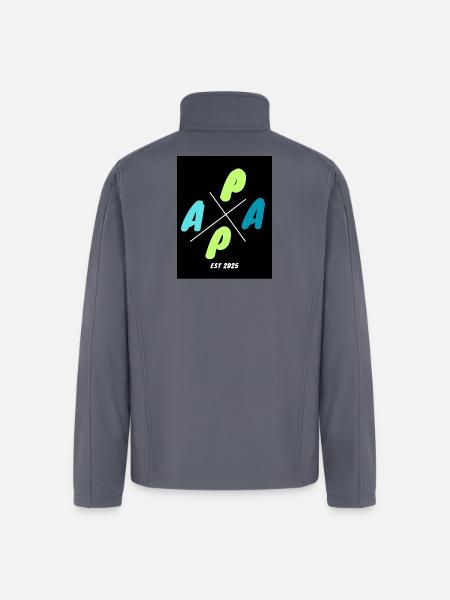 APPA Cross Logo EST 2025 - Men’s Soft Shell Jacket - gray