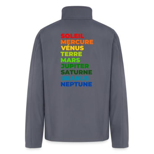 Solar System in Color - Men’s Soft Shell Jacket