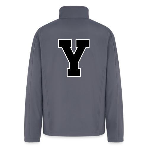 Varsity Letter Y Collegiate Alphabet Art - Men’s Soft Shell Jacket