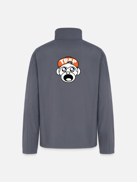 Trap Monkey - Men’s Soft Shell Jacket - gray