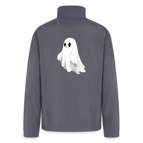 Cute Ghost Cartoon Design - Men’s Soft Shell Jacket