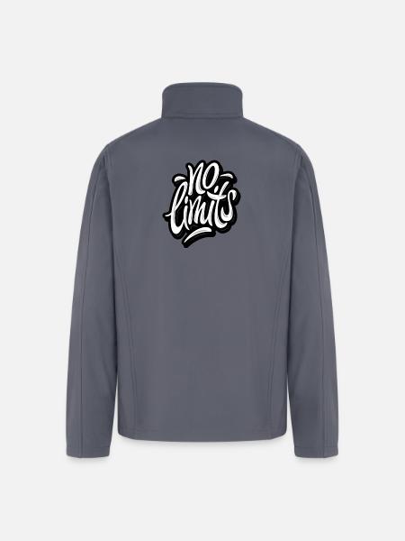 No limits - Men’s Soft Shell Jacket - gray
