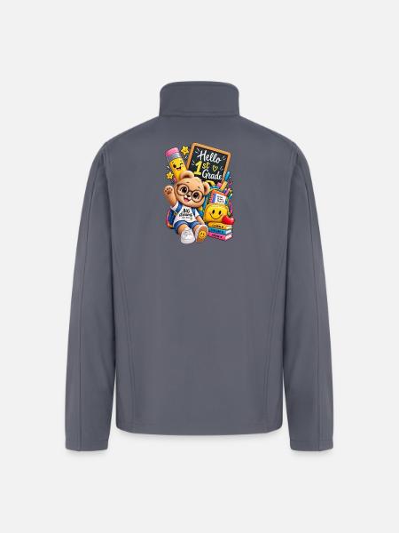 Go to school 🎒 - Men’s Soft Shell Jacket - gray