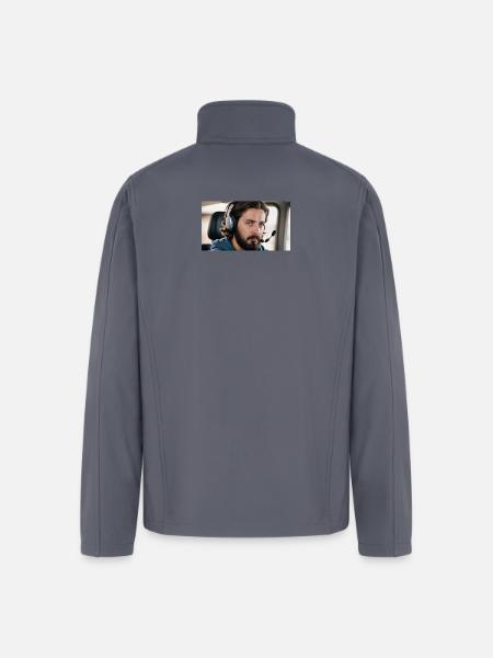 Cockpit Pilot Streamer - Men’s Soft Shell Jacket - gray