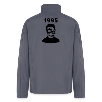 Industrial Tech Mind 1995 - Men’s Soft Shell Jacket - gray - Back