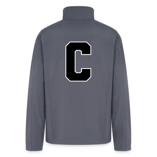 Varsity Letter C Collegiate Monogram - Men’s Soft Shell Jacket
