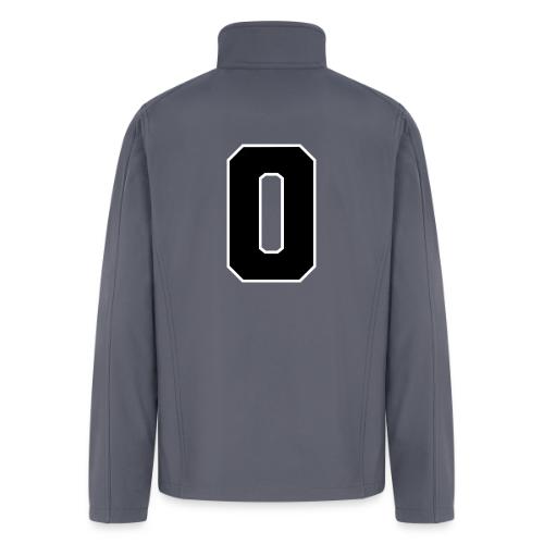 Varsity Letter O Collegiate Monogram - Men’s Soft Shell Jacket