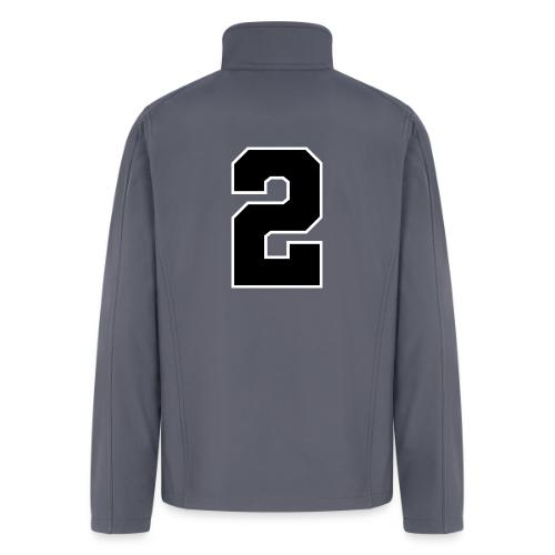 Varsity Number 2 Sports Design - Men’s Soft Shell Jacket