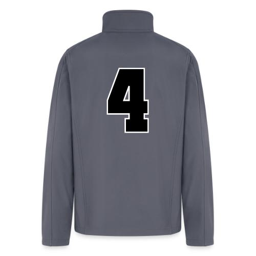 Varsity Number 4 College Style - Men’s Soft Shell Jacket
