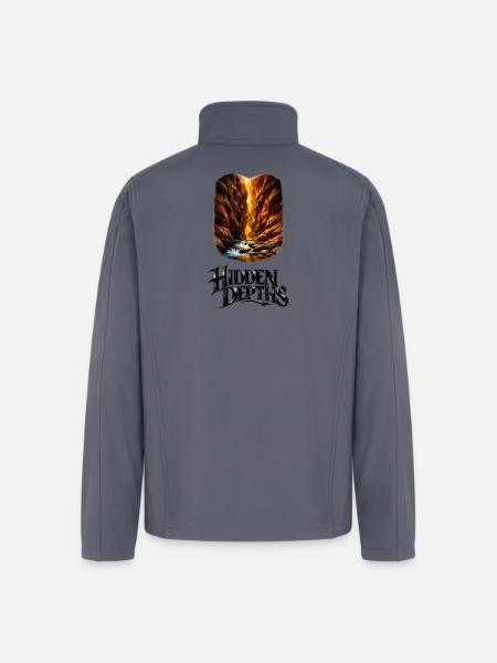Hidden Depths Canyon Glow - Men’s Soft Shell Jacket - gray
