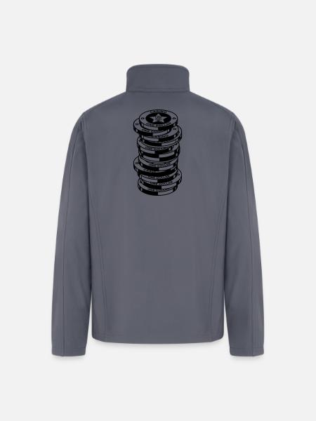 casino - Men’s Soft Shell Jacket - gray
