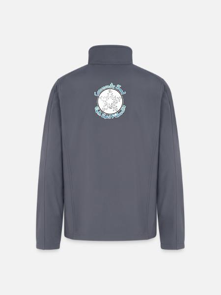 CS_Logo-HighQ-Transparent_Shadow - Men’s Soft Shell Jacket - gray