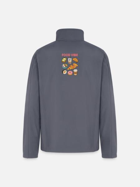 Food vibe - Men’s Soft Shell Jacket - gray