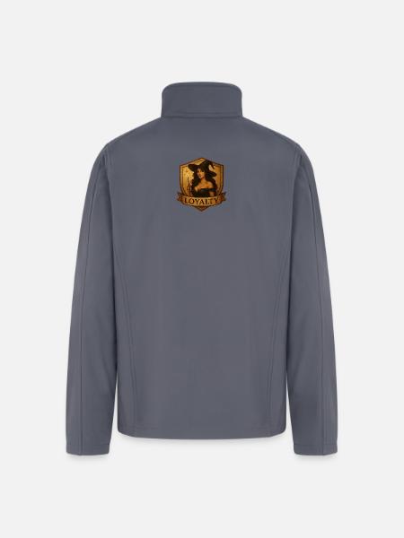 Witch Loyalty Shield Emblem - Men’s Soft Shell Jacket - gray