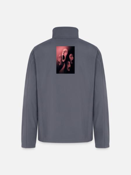 Four Faces - Men’s Soft Shell Jacket - gray