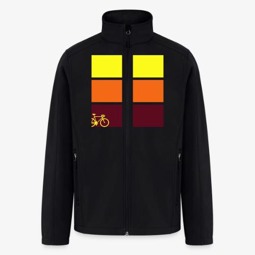 tricolor with bicycle - Men’s Soft Shell Jacket