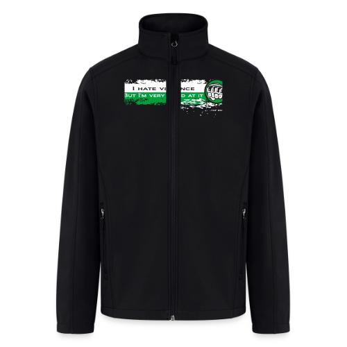 I hate violence but I'm very good at it 2 - WB - Men’s Soft Shell Jacket