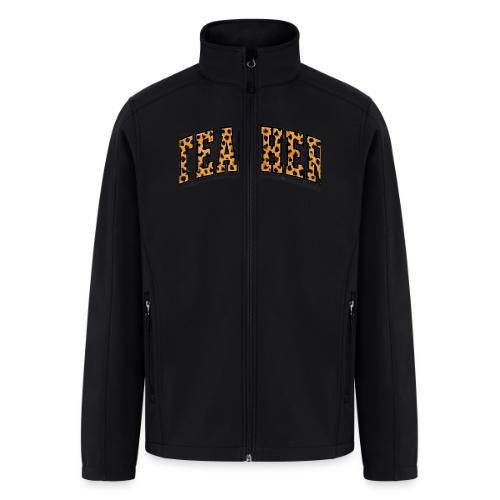 Leopard Print Teacher Typography - Men’s Soft Shell Jacket