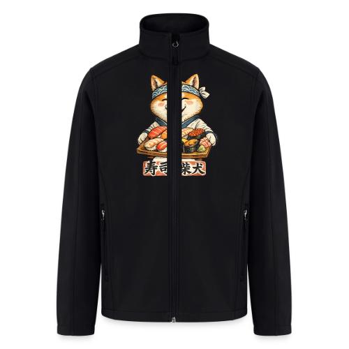 Funny Shiba Inu Sushi Kawaii Dog Tee - Men’s Soft Shell Jacket