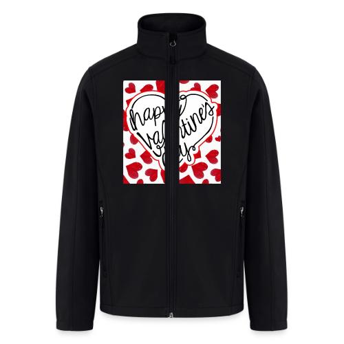Valentine's Day Designs, February 14, Love Friends - Men’s Soft Shell Jacket