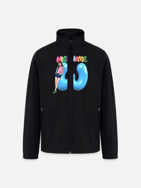Nick Name W - Men’s Soft Shell Jacket - black