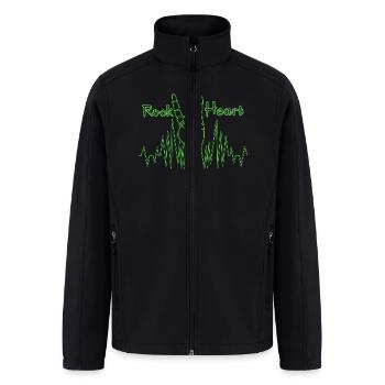 Soul of Rock and roll - Men’s Soft Shell Jacket - black - Front