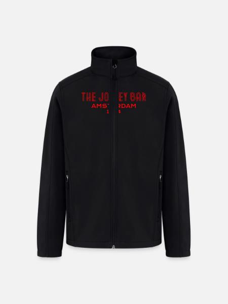 The Jockey Bar, Amsterdam - Men’s Soft Shell Jacket - black