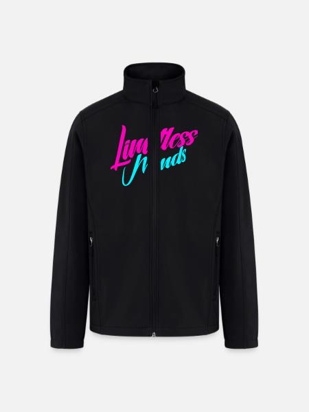 Limitless Minds - Men’s Soft Shell Jacket - black