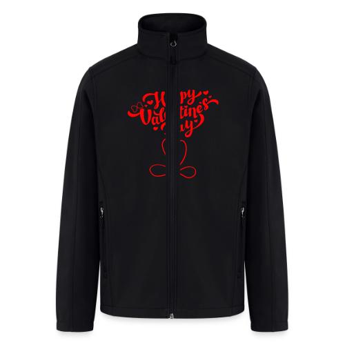 Valentine's Day Designs of Love and Infinity. - Men’s Soft Shell Jacket