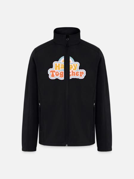 Happy together - Men’s Soft Shell Jacket - black