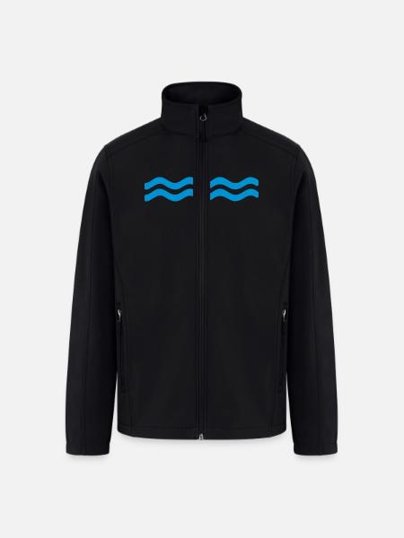 water - Men’s Soft Shell Jacket - black