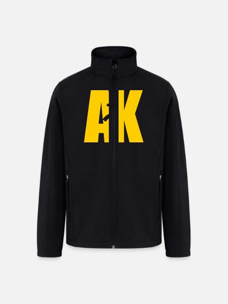 AK47 YELLOW - Men’s Soft Shell Jacket - black