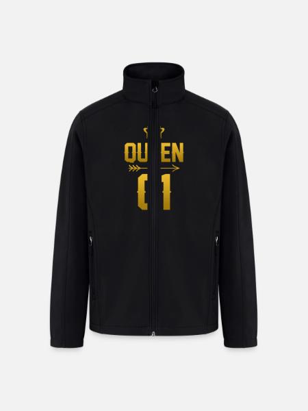 King Queen 01 - Men’s Soft Shell Jacket - black
