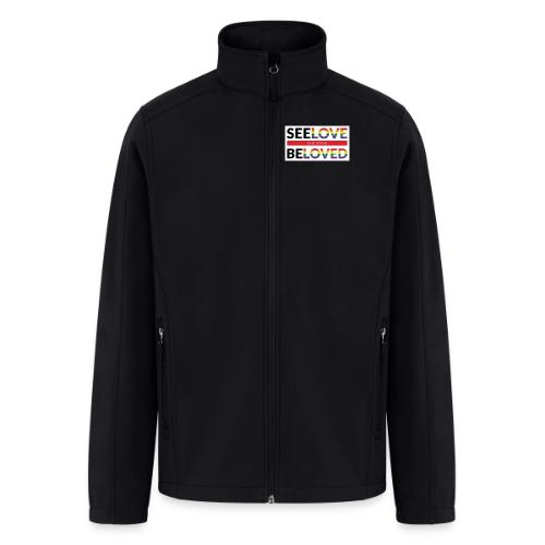 FUMCSD See Love, Be Loved: white design background - Men’s Soft Shell Jacket