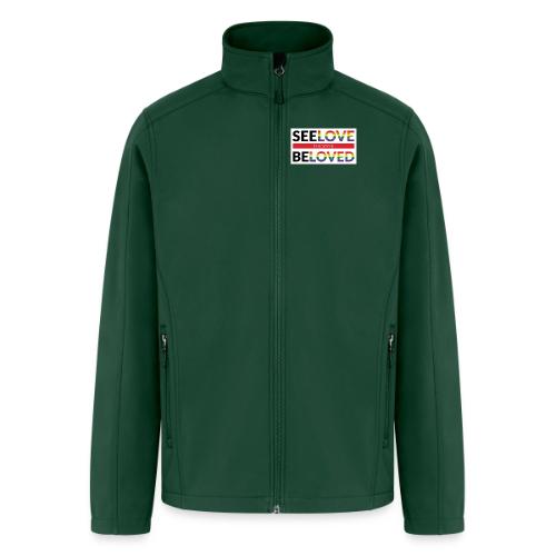 FUMCSD See Love, Be Loved: white design background - Men’s Soft Shell Jacket
